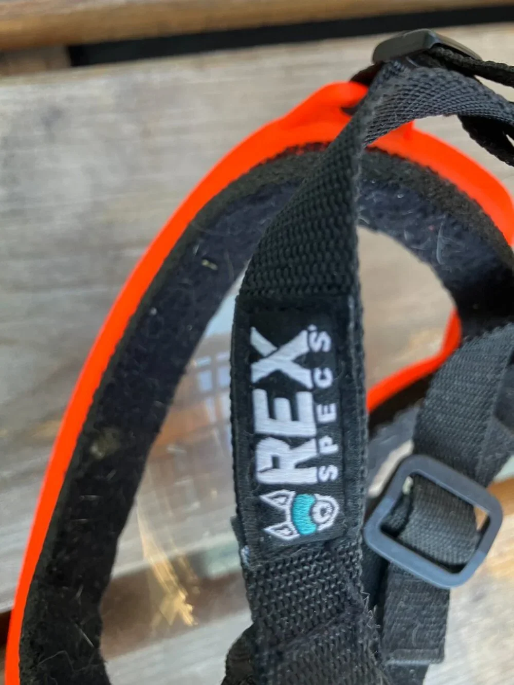 . 🐶 Rex Specs Dog Goggles Size Med | UV Eye Protection for Dogs | Orange Black
